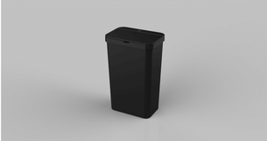 פח אשפה אוטומטי מעוצב 50 ליטר שחור דגם ROTAM
